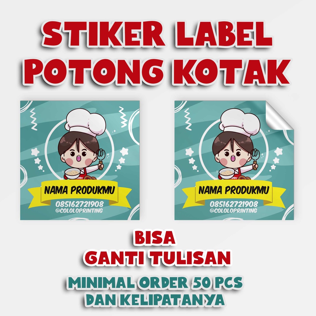 

Stiker Label Makanan
