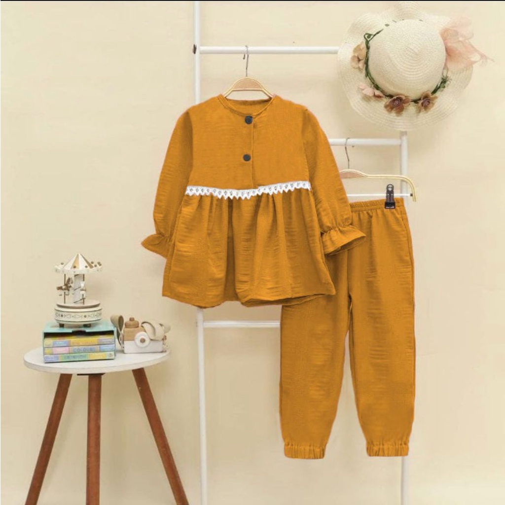 SETELAN BAJU ANAK MOTIF RENDA / SETELAN BAJU ANAK PEREMPUAN / SETELAN BAJU ANAK TERBARU / SETELAN BAJU ANAK 6-10BLN 1-5THN / SETELAN BAJU ANAK TERLARIS DAN TERMURAH / SETELAN BAJU ANAK TERPOPULER / SETELAN BAJU ANAK MOTIF RENDA 6-10BLN 1-5THN KEKINIAN