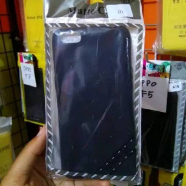 SOF CASE MATTE OPPO A71 BLACKMATTE SOFTCASE OPPO A71 HITAM CASE A71 OPPO