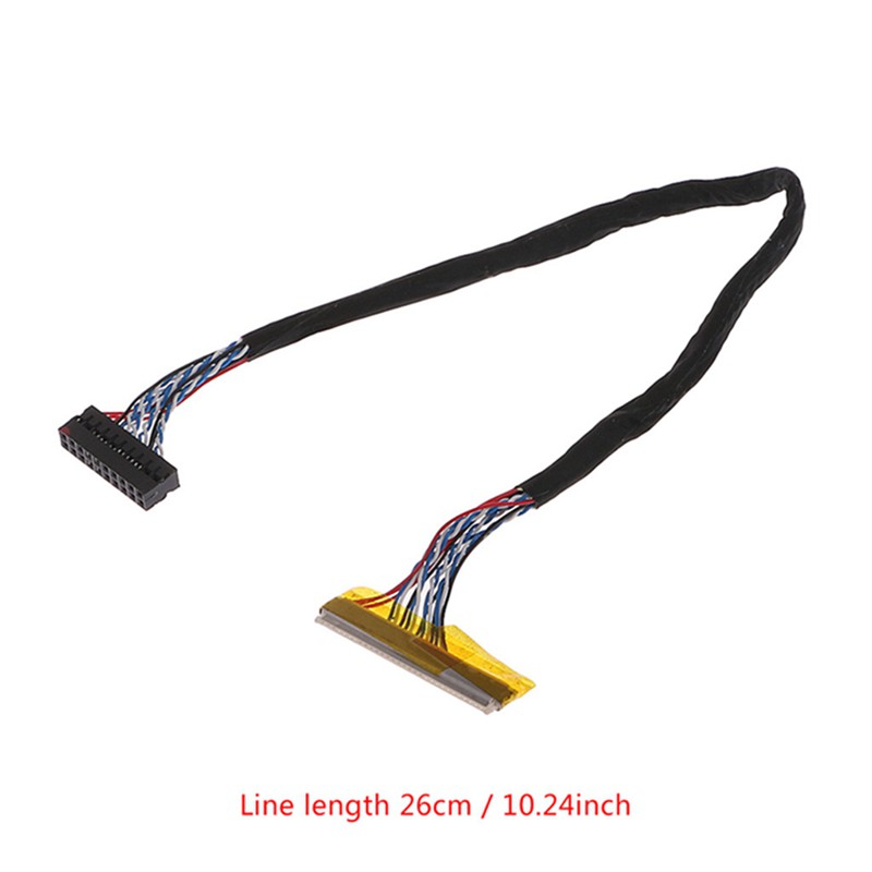 Vivi Kabel Lvds 30 Pin 1ch 6bit 26cm Untuk Panel Lcd 14.1-15.6 &quot;