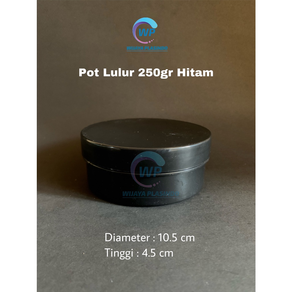 Pot Lulur 250gr Hitam