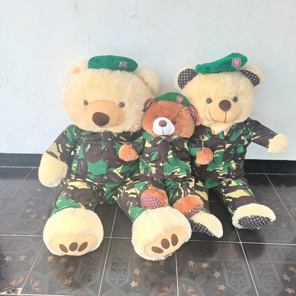 BONEKA PROFESI | BONEKA TNI | BONEKA DOKTER | POLISI | PELAYARAN | GURU | TEDDY BEAR ukuran 1,2 M