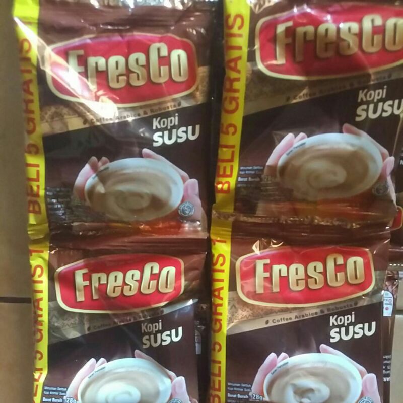 

Fresco kopi susu 10 + 2