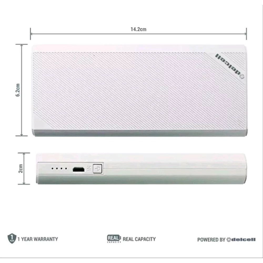 Termurah powerbank delcell jupiter 10000mah real capacity.new powerbank delcell jupiter 10000mah