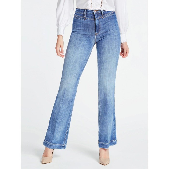 Celana Jeans Guess Original Wanita - New Marilou Palazzo