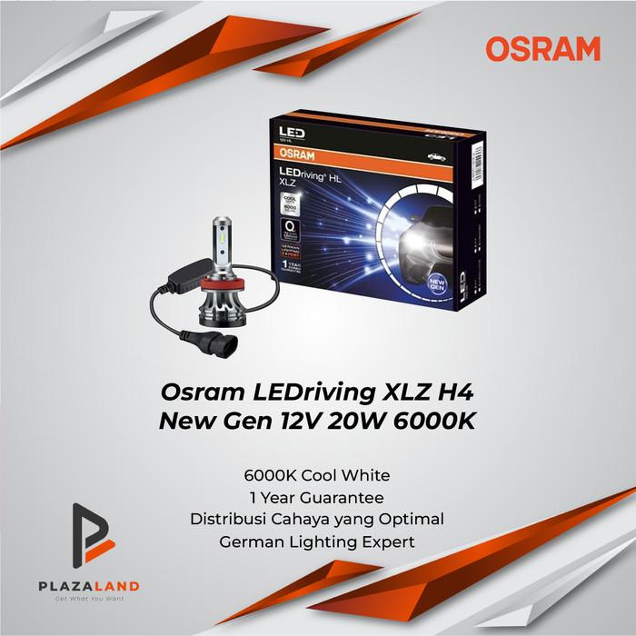 Osram LEDriving XLZ H4 New Gen 12V 20W 6000K - Lampu Putih LED Mobil