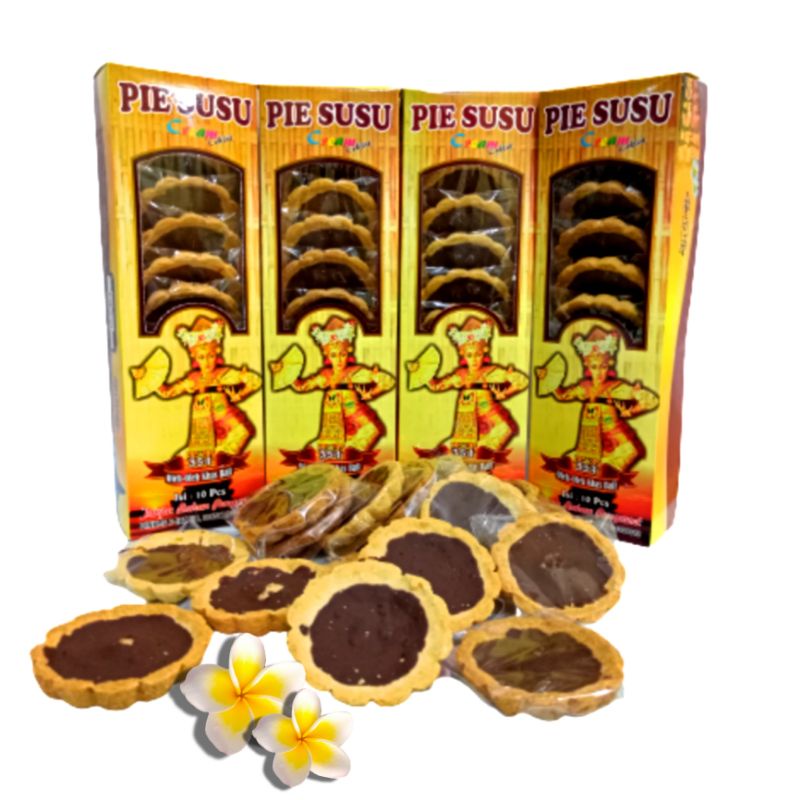 PIE SUSU KERING RASA COKELAT (10 PCS)