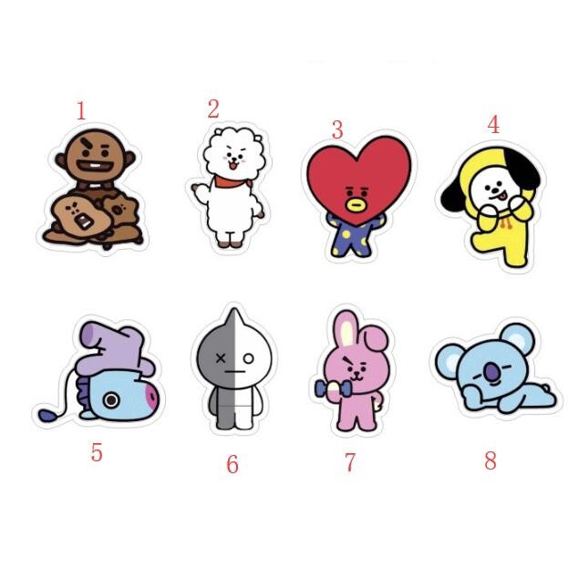  Gambar Kartun Bt21 Van  Gambar  Kartun 