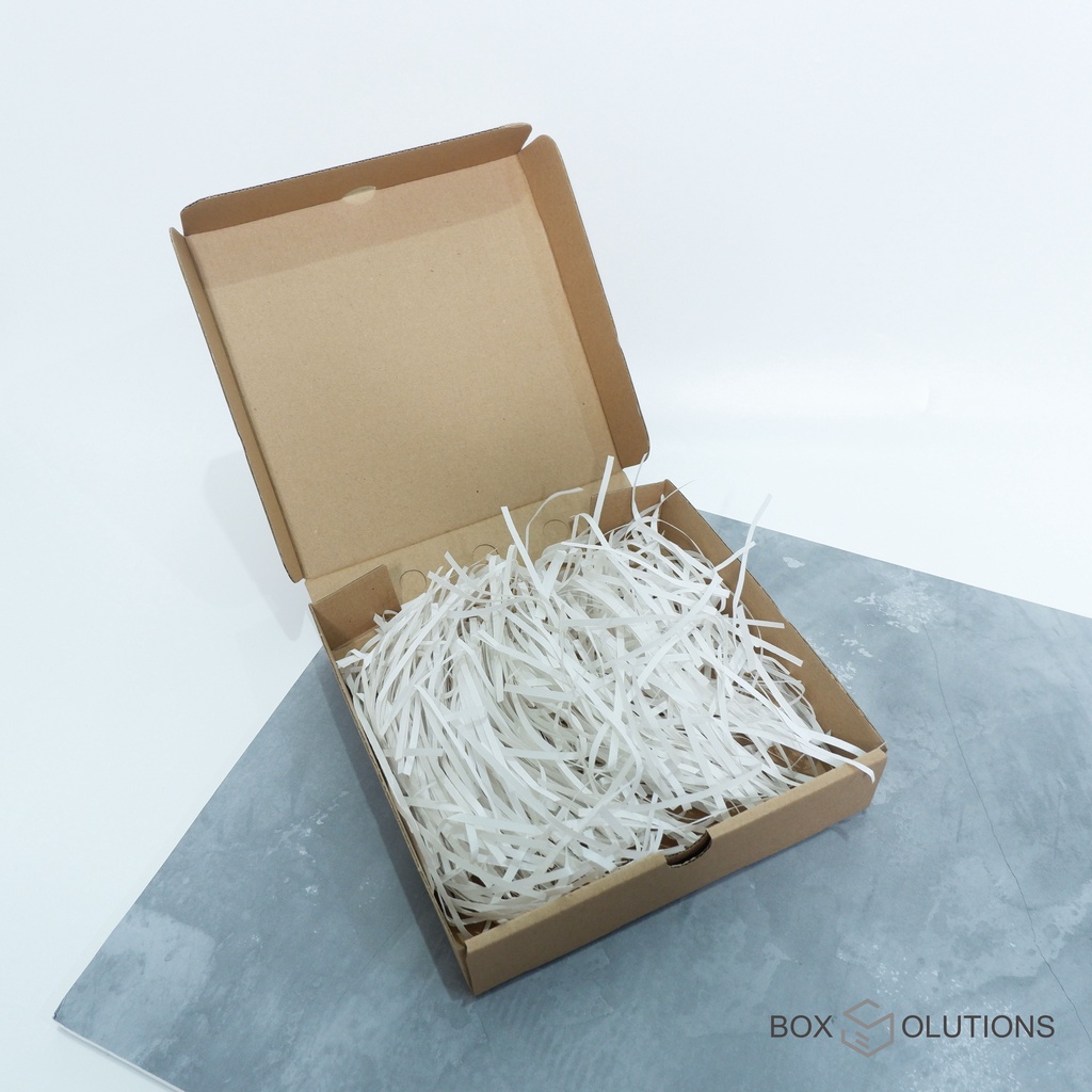 

kertas cacah / kertas serut / suwir / shredded paper / kertas isian dus untuk packing (putih)