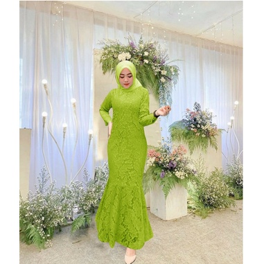 Baju Gamis Gaun Kondangan Pesta Muslim Wanita Kekinian Terbaru 2021 2022 Murah Dewasa Elegan Maxi An