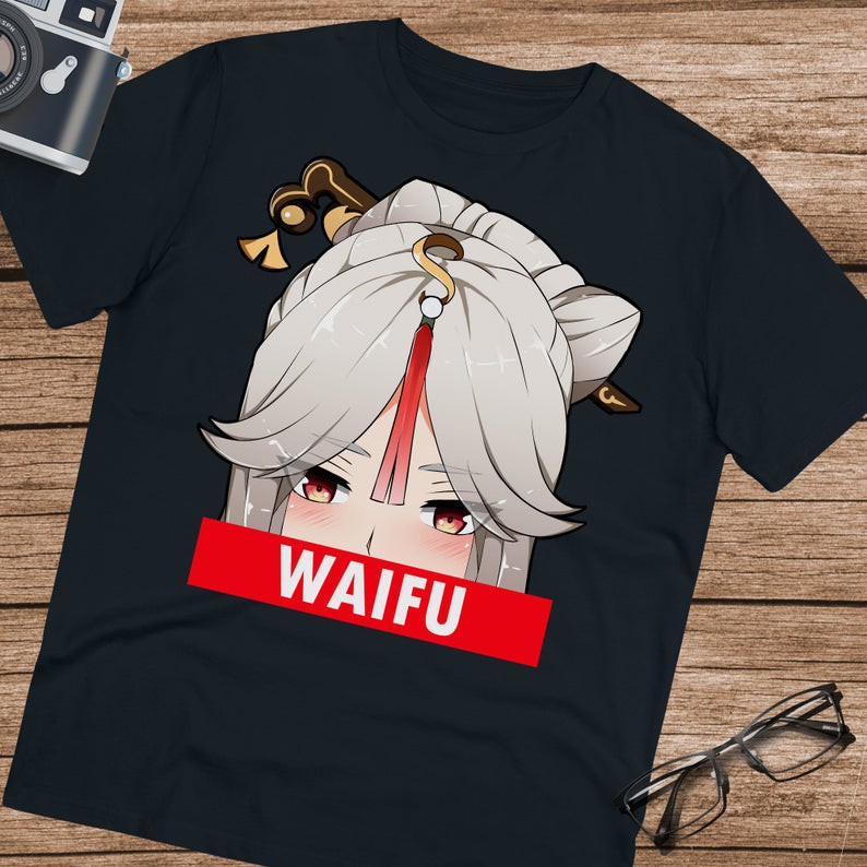 Tshirt Genshin impact Ningguang as Waifu Kawaii Girl Character