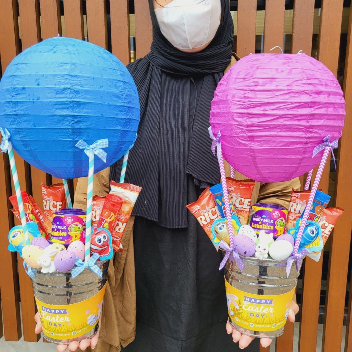

Paket dekorasi box hampers easter bunny eggs kelinci telur paskah 49