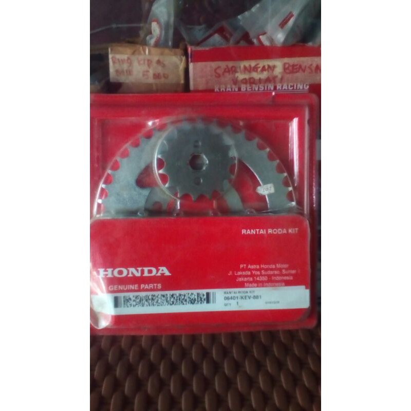 Gear set HONDA SUPRA X 100 original