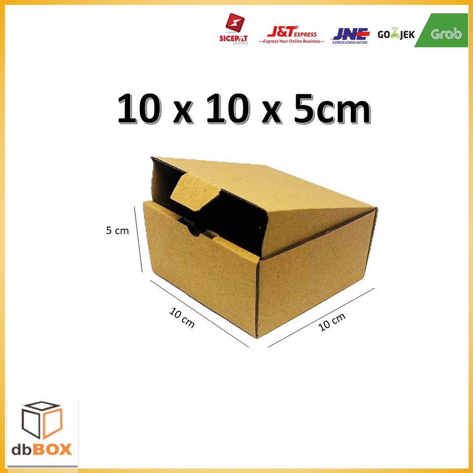 Kardus 10x10x5 cm | Box Die Cut dan Easy Usage | Box Kue Tart & Pizza-3