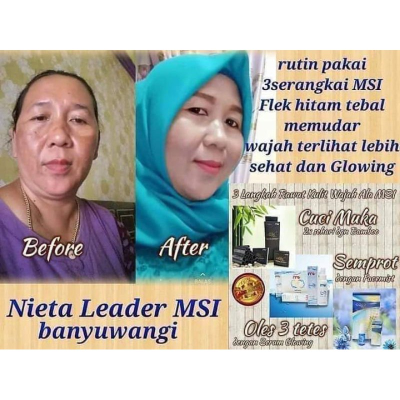 Paket MSI SABUN BAMBOO CHARCOAL BPOM ORIGINAL 100% / Face Mist MSI