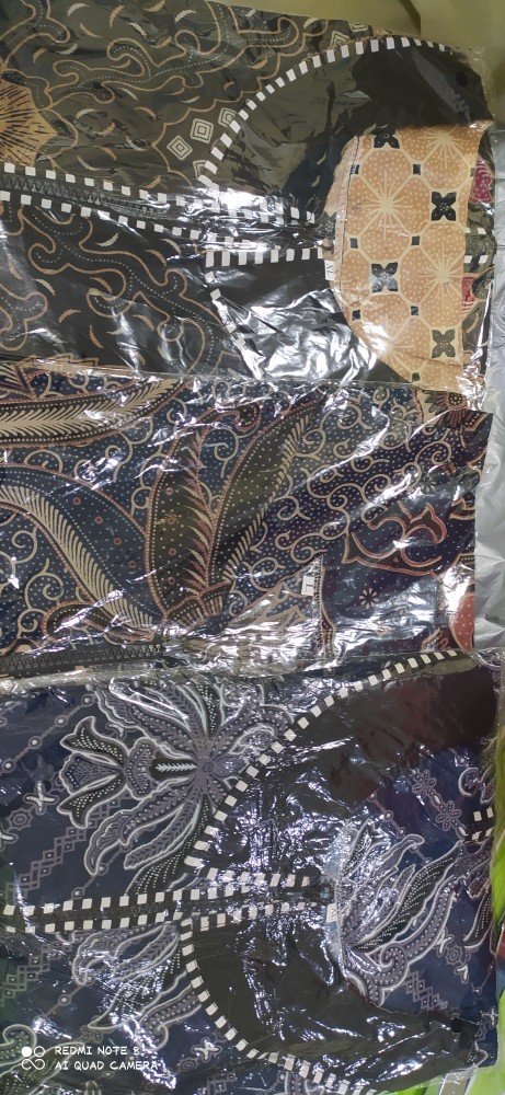 Tey-17 Batik Wanita Asj Sa Hrb026 Kenongo Kemeja Tosca Pendek