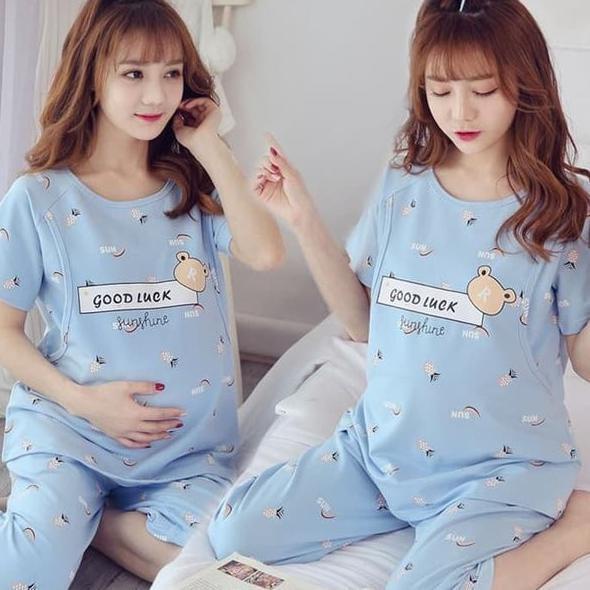 Rok | Wenny - Setlan Baju Tidur Celana Ibu Hamil Dan Menyusui Mirasihkasih