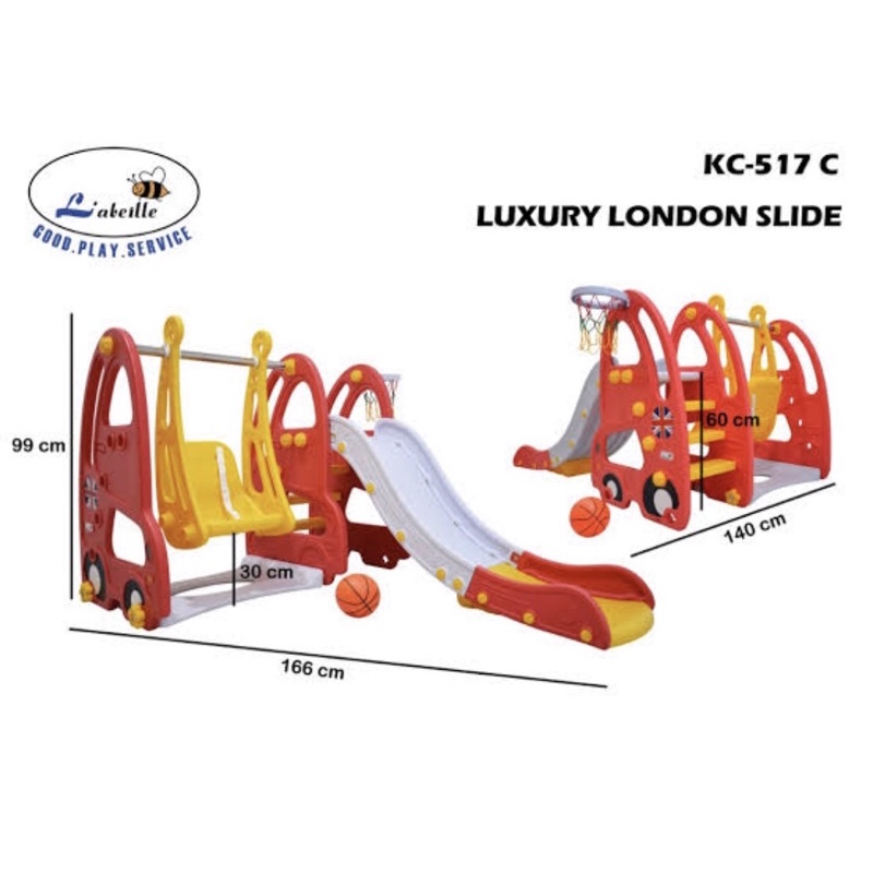 Labeille mainan perosotan dan ayunan kc 517