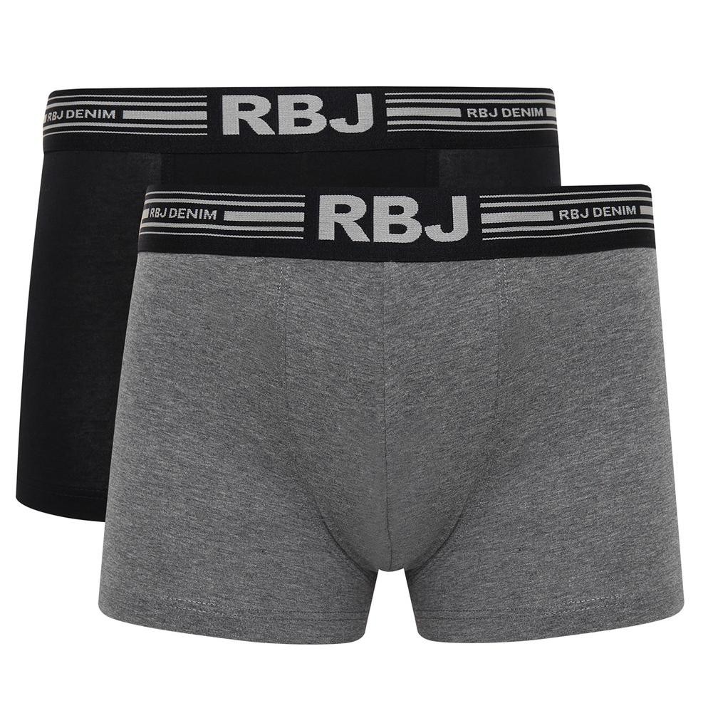 [[BISA COD]] RBJ - 279023029 Celana Dalam Boxer Cotton Spandex Premium Pria - 2 Pcs TERUJI Kode 232