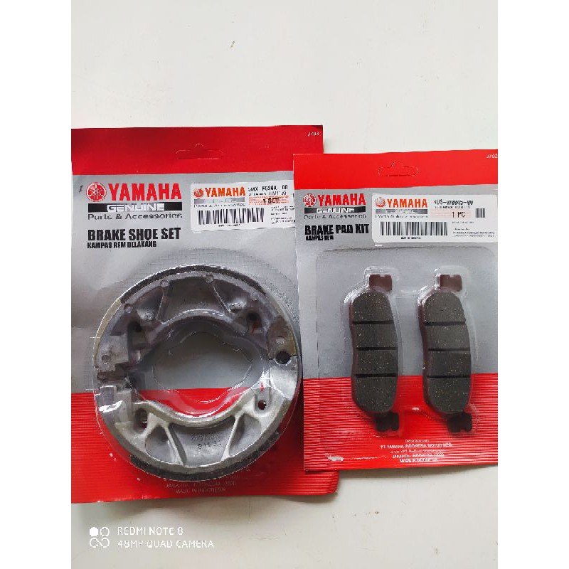KAMPAS REM DEPAN BELAKANG YAMAHA JUPITER Z/JUPITER BURHAN//VEGA R NEW/ ORI-YGP