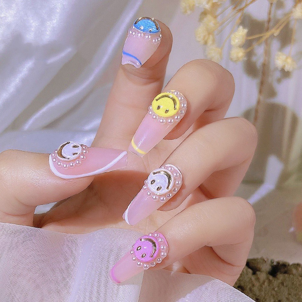 Mxbeauty Hiasan Kuku 3d Diy Warna-Warni Model Jepang Untuk Nail Art