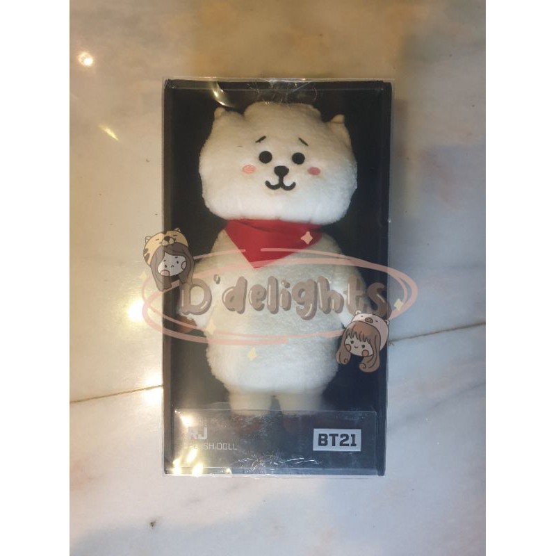 [READY STOCK] BT21 RJ STANDING PLUSH DOLL MEDIUM
