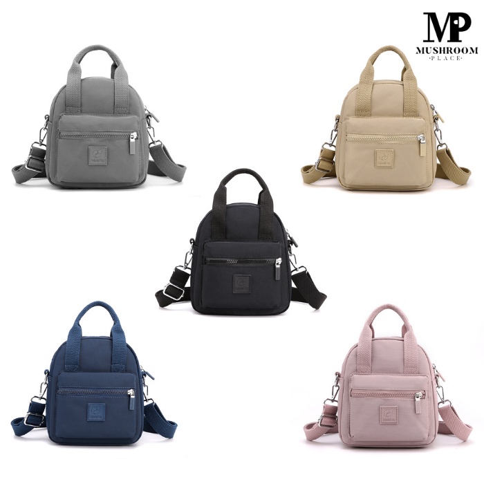 Tas Mini Perempuan Korea Import | Tas Selempang Kecil Wanita Warna Pastel | Sling Bag Cewek Resleting Anti Air Colourful Colorful Fox CF 457-458