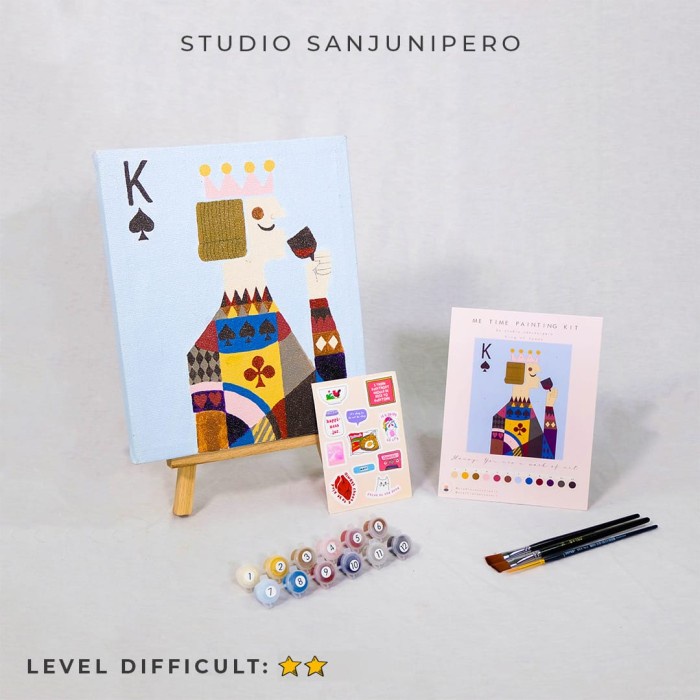 

VALENTINE EDITION painting kit studio sanjunipero - single kit king