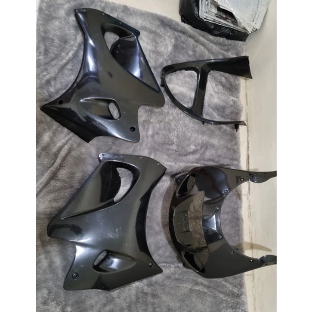 body bodi fairing set kawasaki ninja rr 150 old zx150 original blank bahan