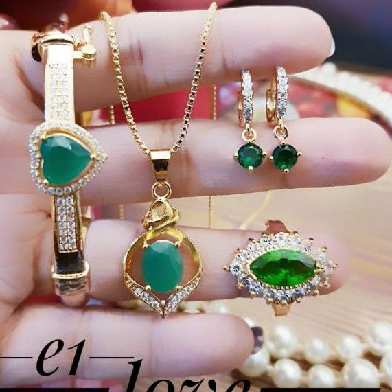 Xuping set perhiasan lapis emas 24k 3023m