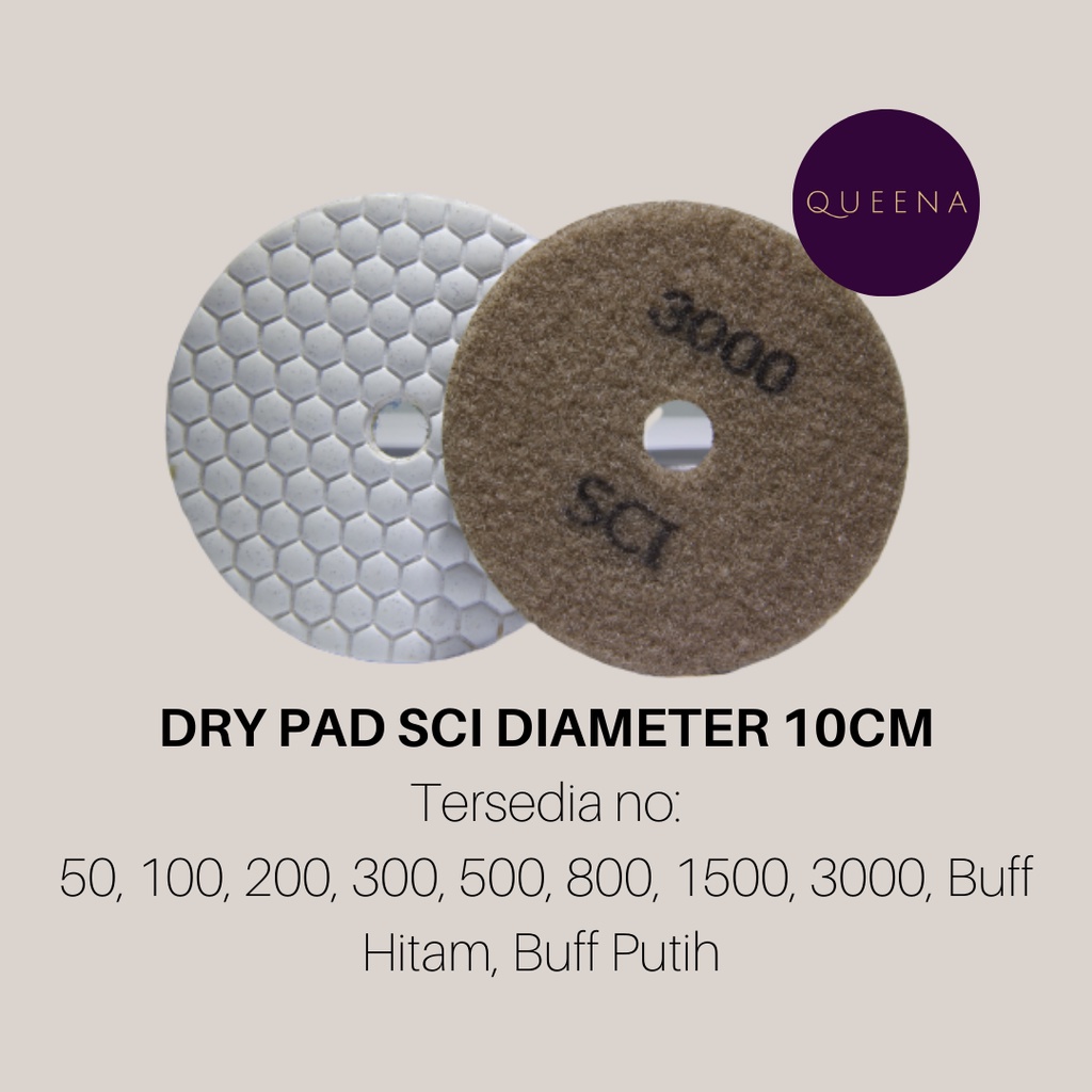 DRY DIAMOND PAD / DIAMOND PAD KERING / DRY POLISHING PAD