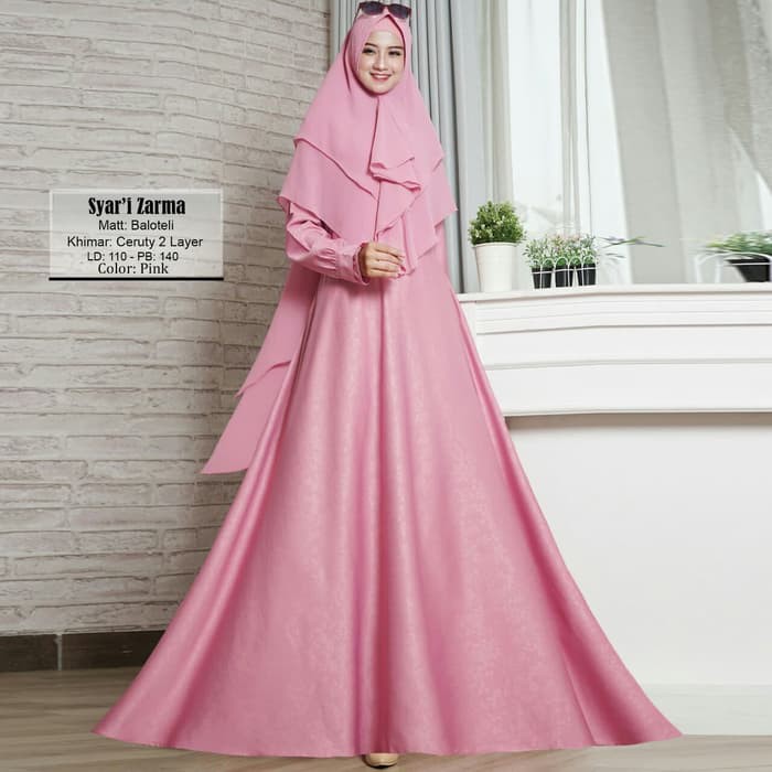 GAMIS PESTA WANITA TERBARU / GAMIS SYARI MEWAH / BAJU SYARI / GAMIS MUSLIMAH ZARMA ORIGINAL