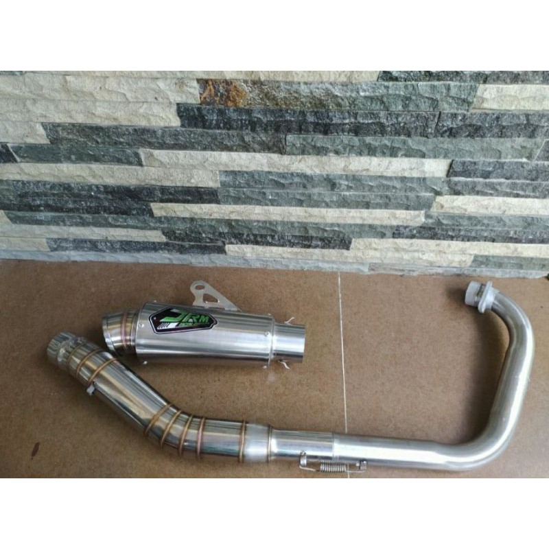 KNALPOT JRM GSX KNALPOT GSX R15 CB 150R CBR 150 RACING KNALPOT JRM STAINLISH FULLSET