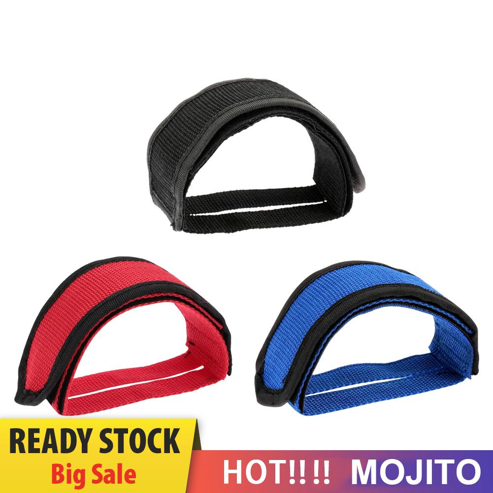 MOJITO 1pc Nylon Bicycle Pedal Adhesive Strap Fixed Gear Bike Toe Clip Strap Belt