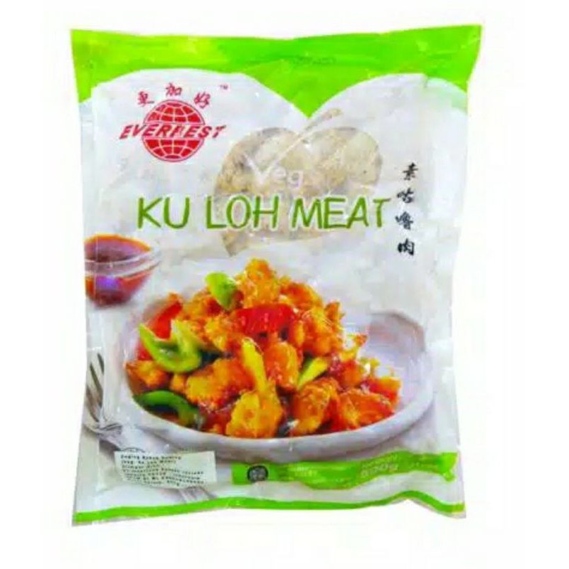 

Everbest Ku Loh Meat 500gr Daging Bebek Analog Kuloh Ovo Vegetarian