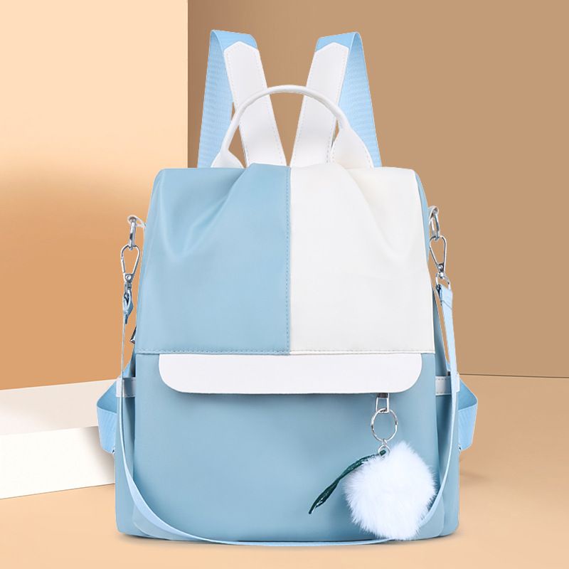 BQ 3329 RISCE TAS RANSEL IMPORT GANTUNGAN POM2 IMPORT WANITA CEWEK PEREMPUAN JAKARTA BATAM DUA WARNA