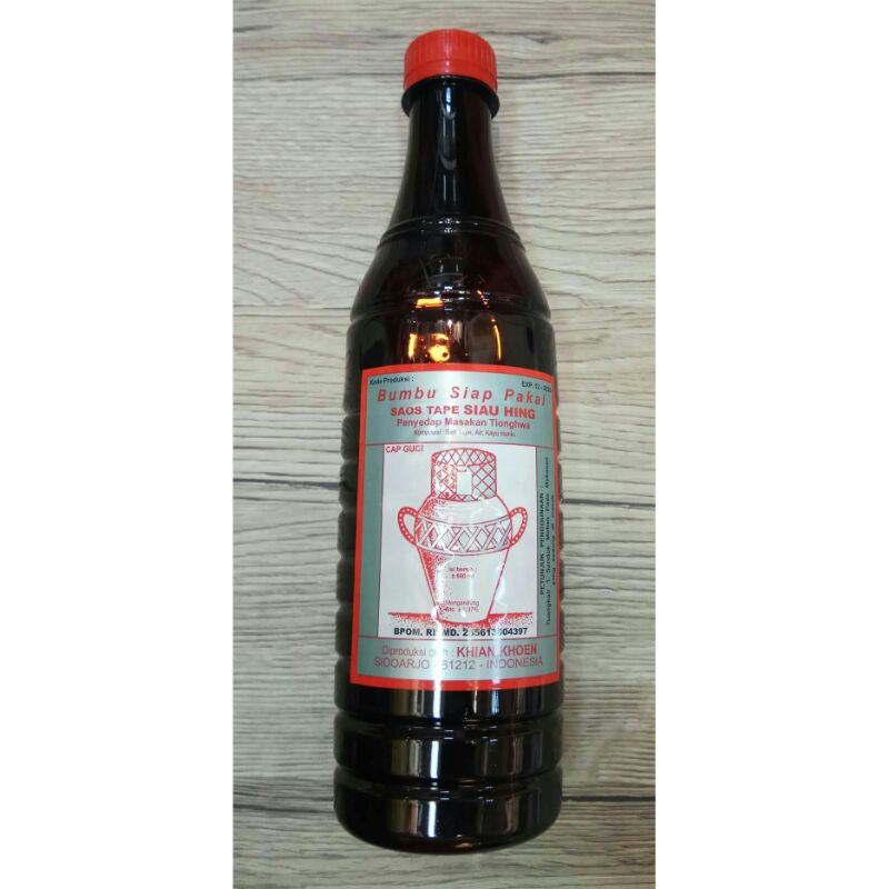

Saus Siau Hing/Pek Bie Tjioe (arak masak) Cap Guci/Gentong - 600 ml