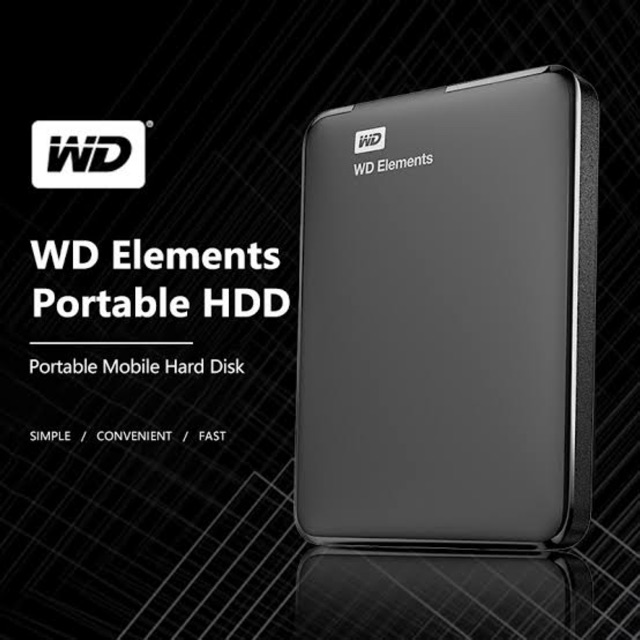 WD Elements / Element 1TB / 2TB / 4TB / 5TB / 6TB - External Hardisk HDD - Garansi Resmi