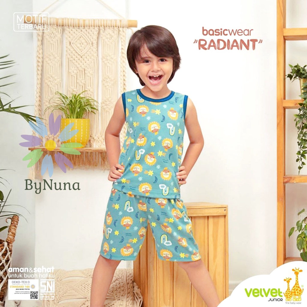 BASIC WEAR VELVET JUNIOR MODEL BAJU ANAK SETELAN KUTUNG SERIES “RADIANT”