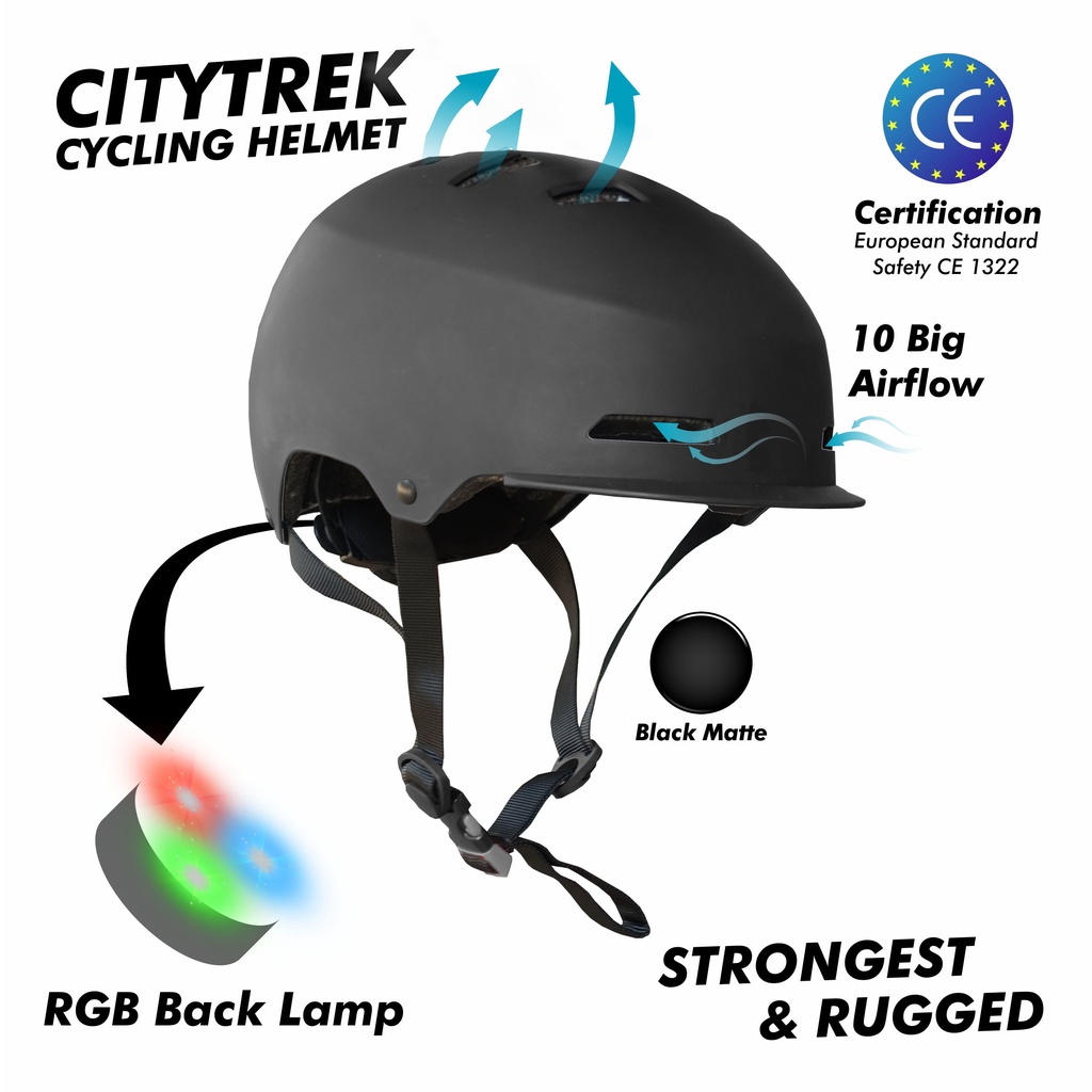 Helm Batok Sepeda CityTrek Singletrek