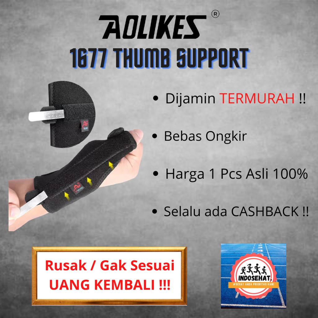 AOLIKES 1677 Thumb Corrector Support - Penyangga Jempol Tangan