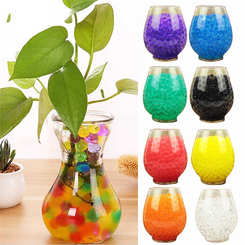 1000pcs / Bag Crystal Floor, Hydrogel Mud Gel Kids Toy Water Beads Growing Water Balls