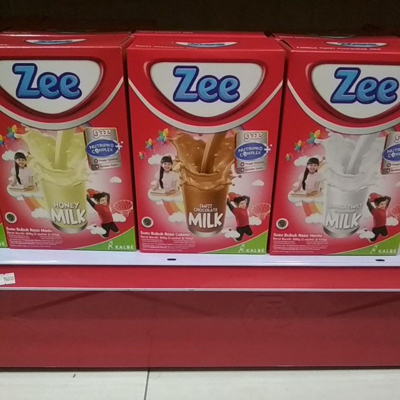 

Zee susu bubuk rasa honey,chocolate & vanila 900 G