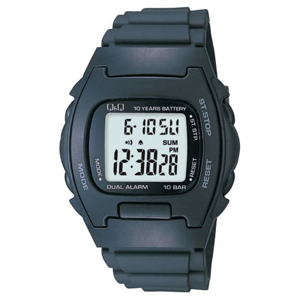 Jam Tangan Pria Sporty Casual Rubber Digital Original Q&amp;Q QnQ QQ MAC5P Series