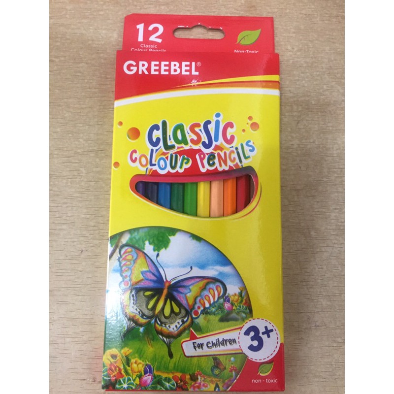 

Pinsil warna Greebel 12 warna panjang