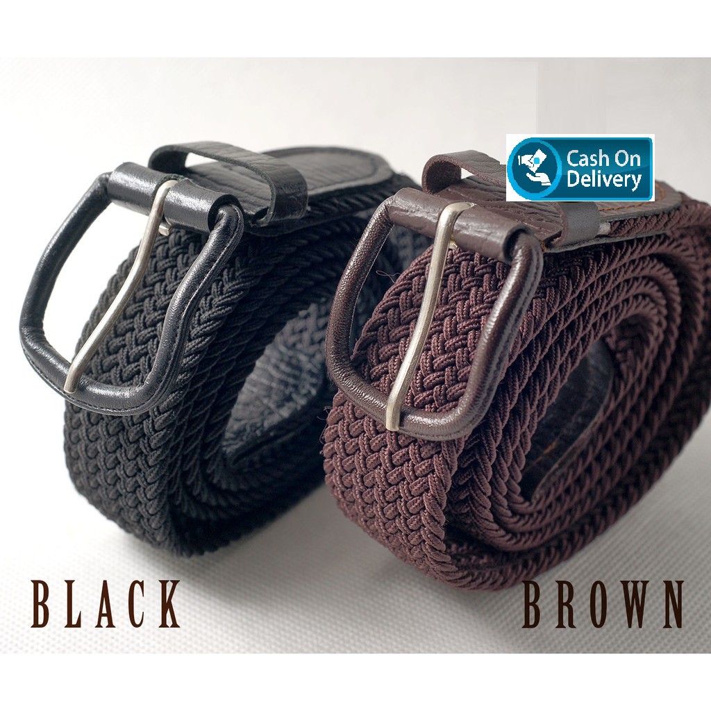 IKAT PINGGANG WANITA MODEL RAJUTAN GESPER RAJUTAN karet Belt Female Ikat Pinggang Wanita Rajut