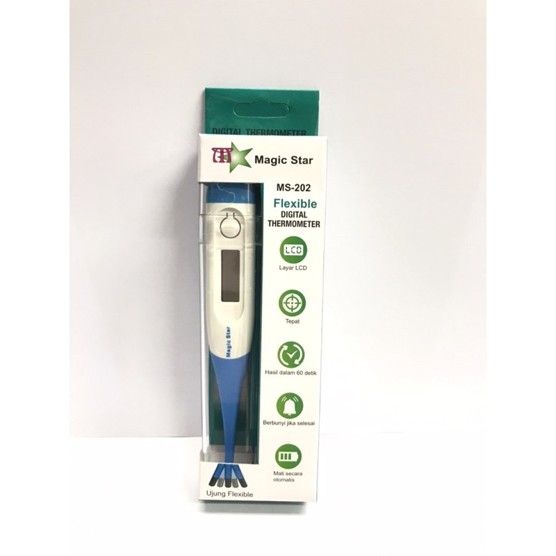 Thermometer Digital Flexyble MagicStar / Alat Ukur Suhu Badan / Tubuh Digital / Magic Star