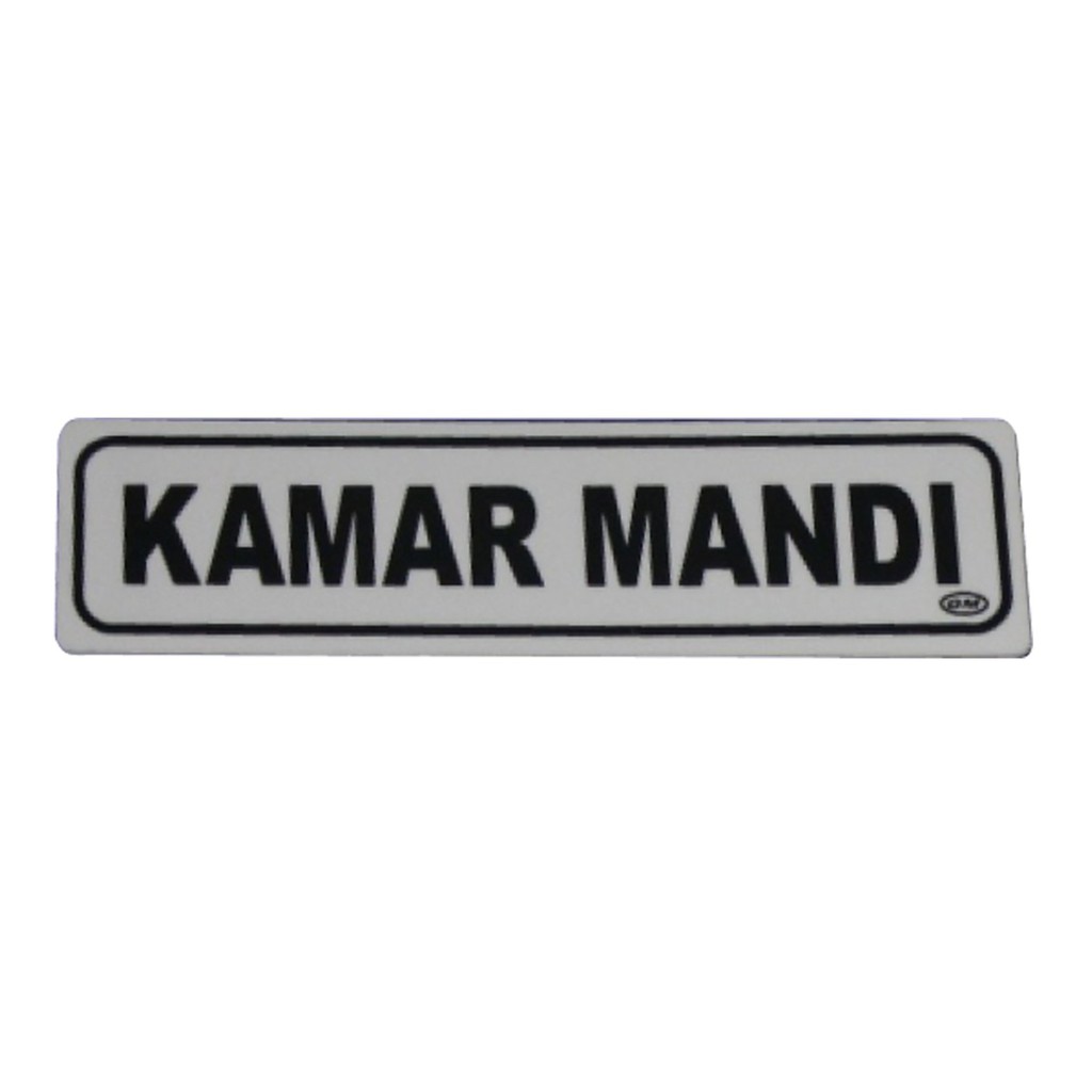 

GM LABEL KAMAR MANDI KECIL LK 113