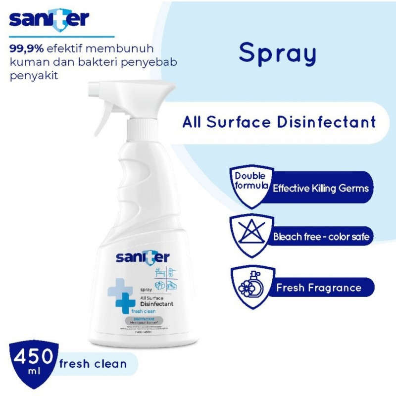 Saniter All Surface Disinfectant Spray 450ml