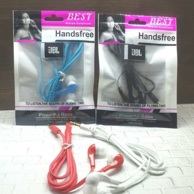 Earphone Headset Music Angel / Handsfree Murah